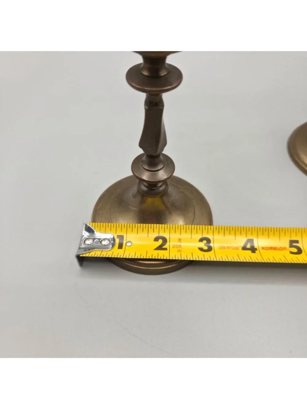 Vintage Brass Twist Candlesticks Taper Candle Holders 5.75 Inch Tall Set Of 2